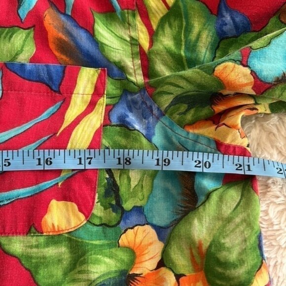 Hawaiian Tropical Floral Shirt Small Edwards casual wear - Picture 3 of 6